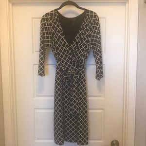 White House Black Market Faux Wrap Dress